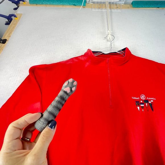 Vintage HOLLAND AMERICAN Cruise Line Unisex L Embroidered Nautical Sweatshirt - Picture 10 of 13